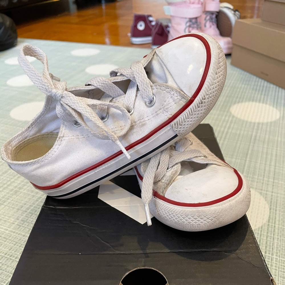 White converse for toddlers